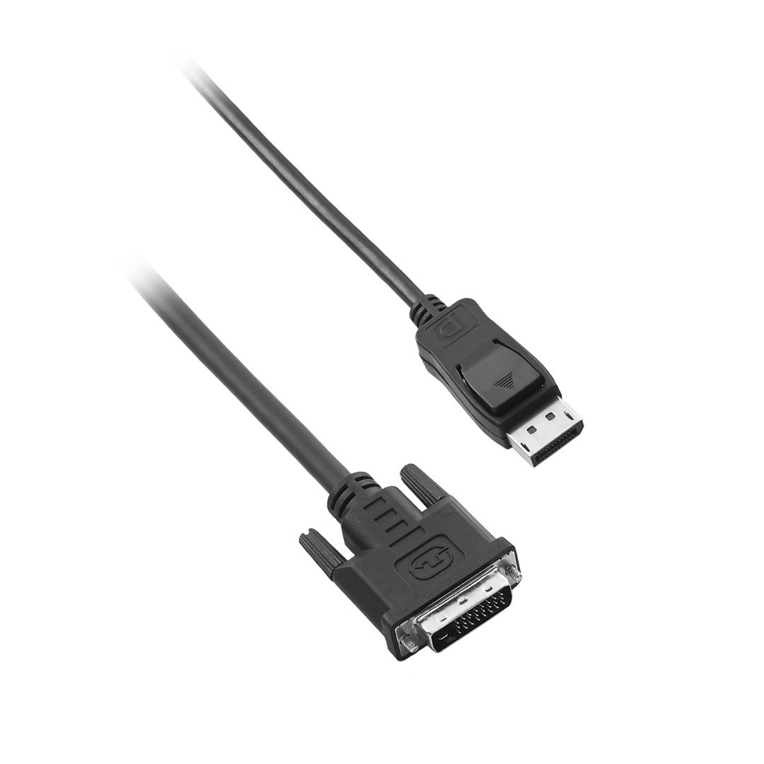 CableMod Basics DisplayPort v1.2 to DVI-D Cable Male to Male - Black 2m