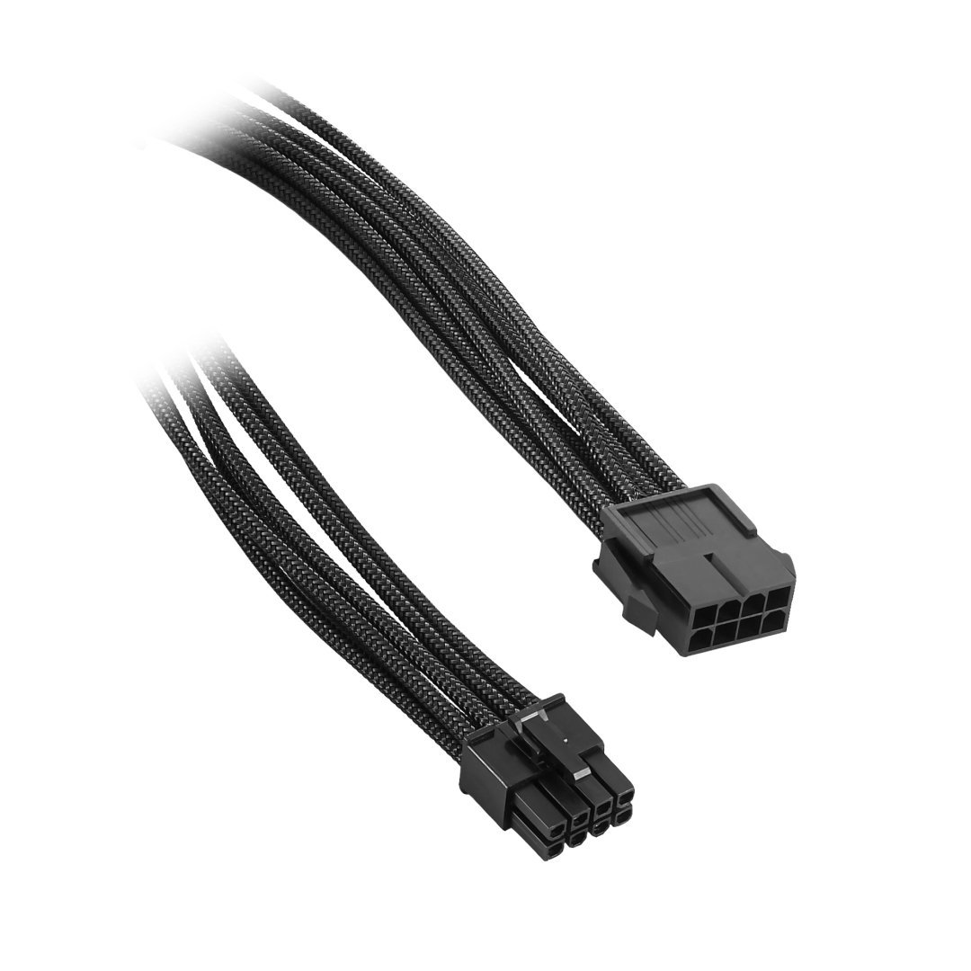 CableMod Basics EPS 8-Pin Cable Extension - Black 30cm