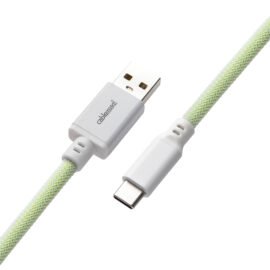 CableMod Pro Straight Keyboard Cable (Lime Sorbet, USB A to USB Type C, 150cm)