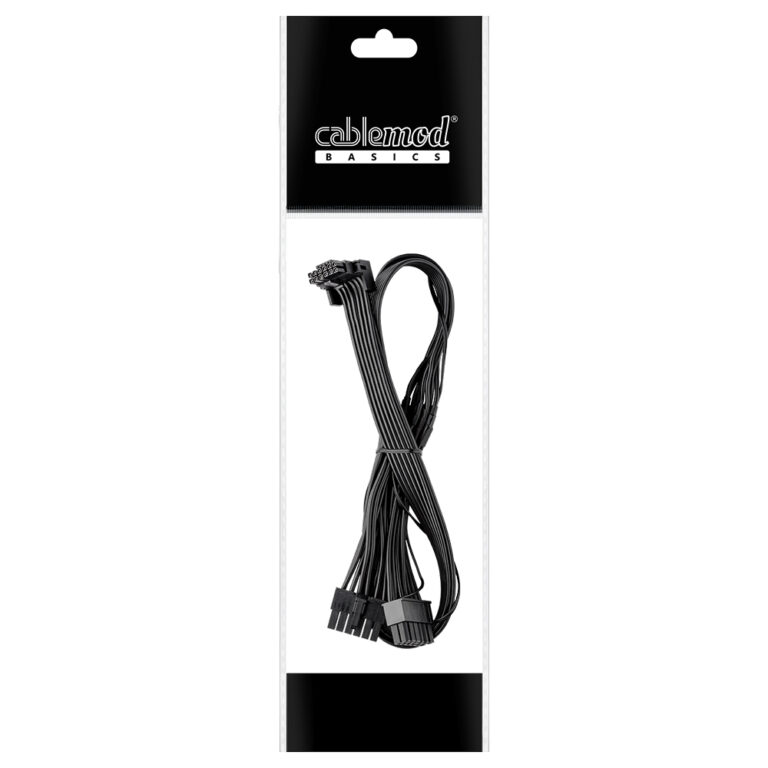 CableMod Basics BSeries 12VHPWR 90 Degree StealthSense PCIe Cable for
