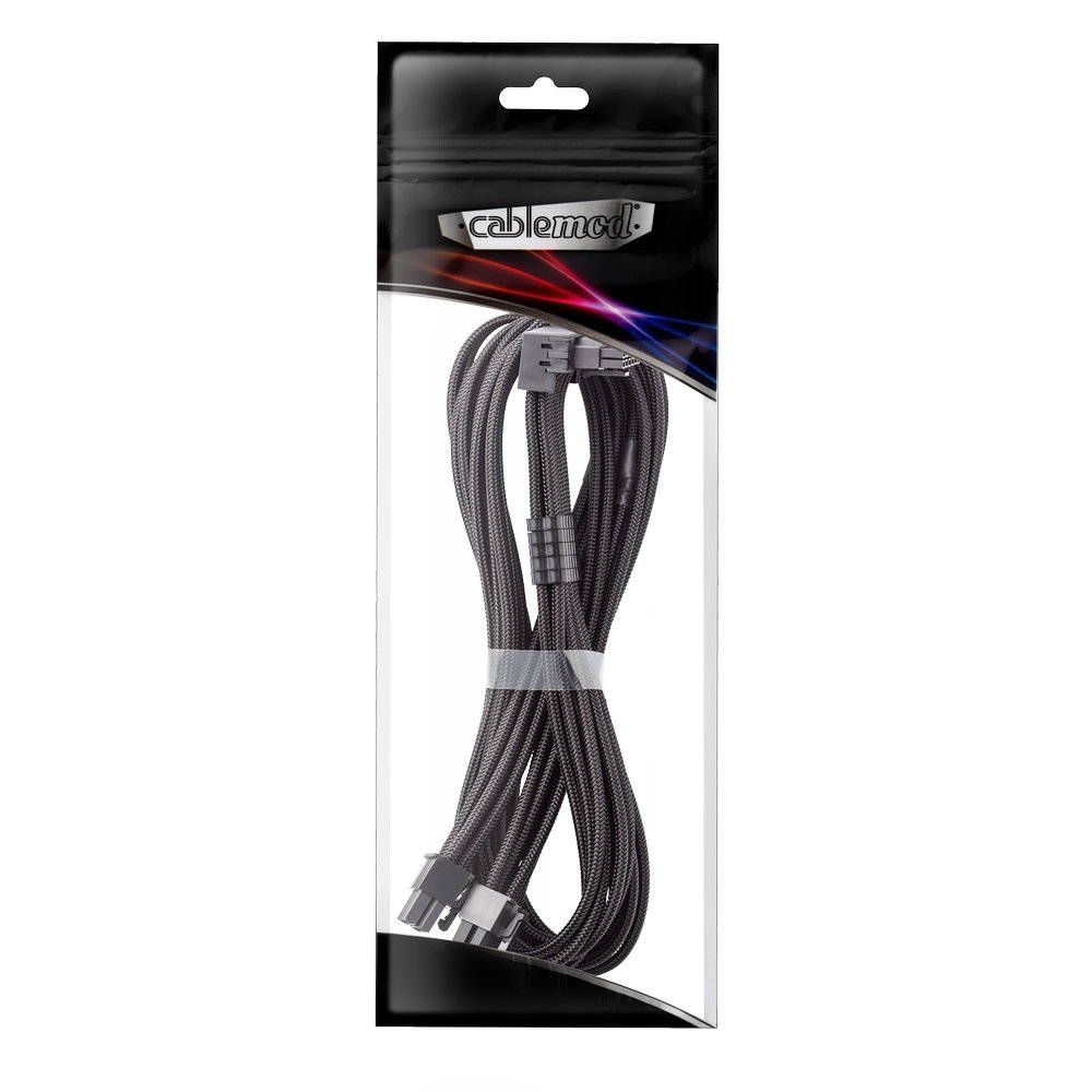 CableMod RTシリーズ Pro ModMeshスリーブ 12VHPWR CableMod RT-Series Pro ModMesh Sleeved 12V-2x6 12VHPWR 90 Degree