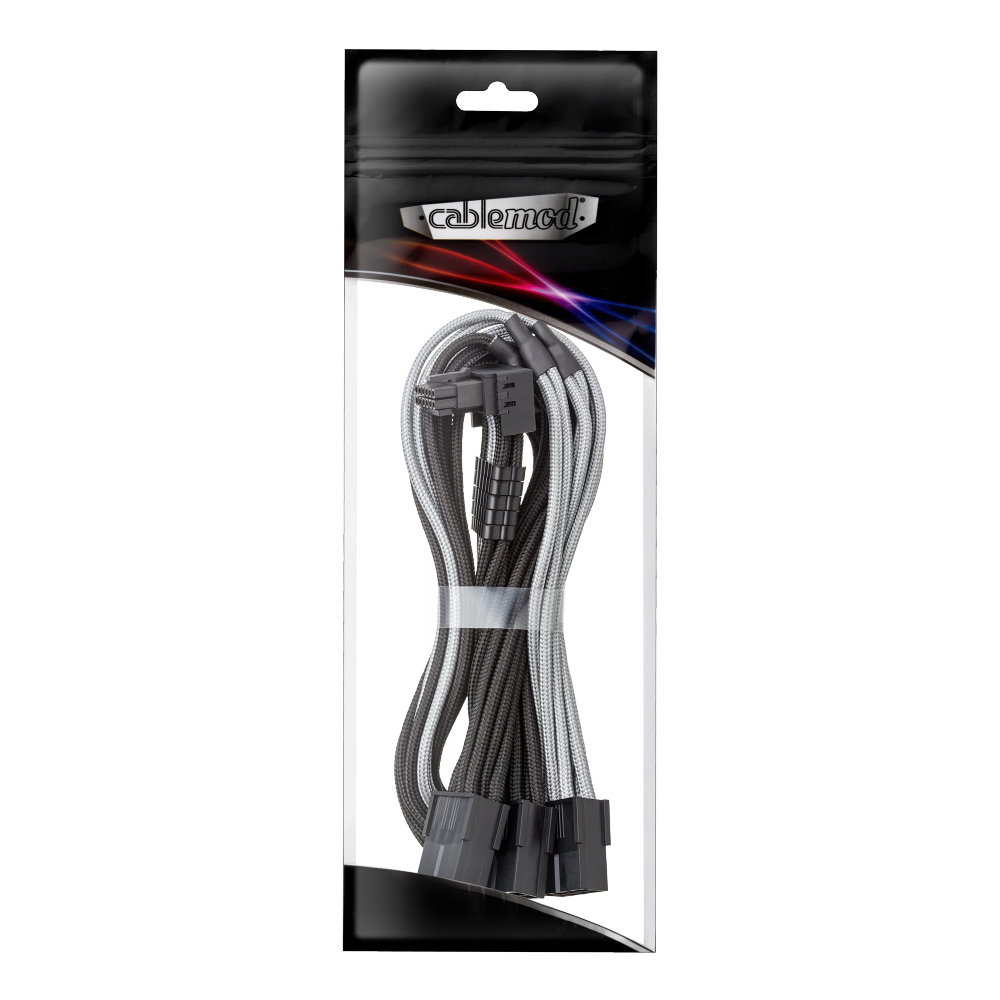 CableMod Pro ModFlex Sleeved 12V-2x6 12VHPWR 90° StealthSense PCIe