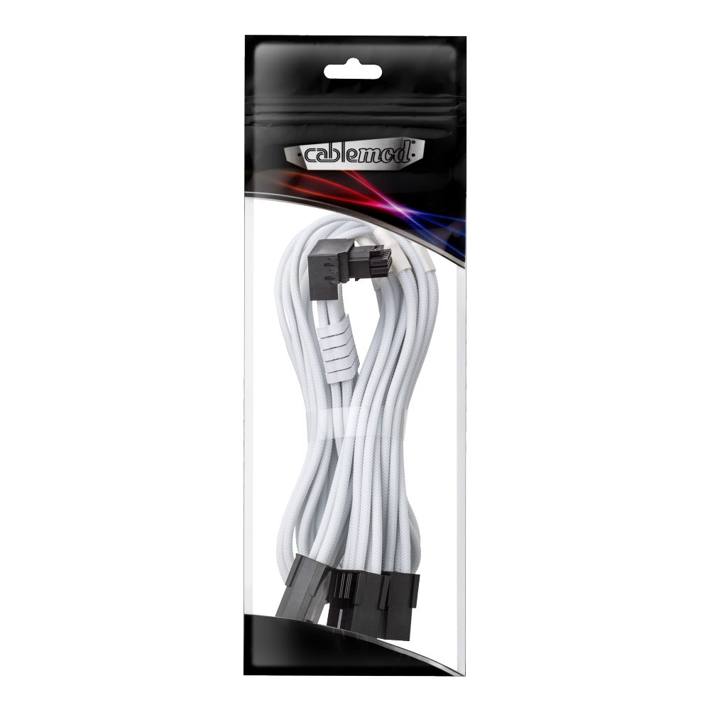 CableMod Pro ModMesh Sleeved 12V-2x6 12VHPWR 90° StealthSense PCIe